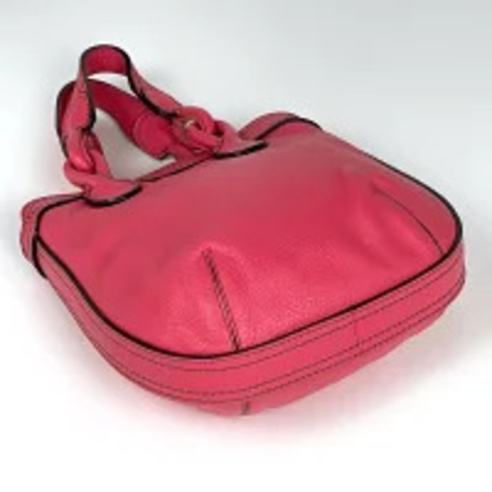 Loewe Tote 2way Shoulder Fiesta Pink Bag Leather Pink